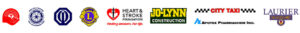 logos of our sponsors and partners